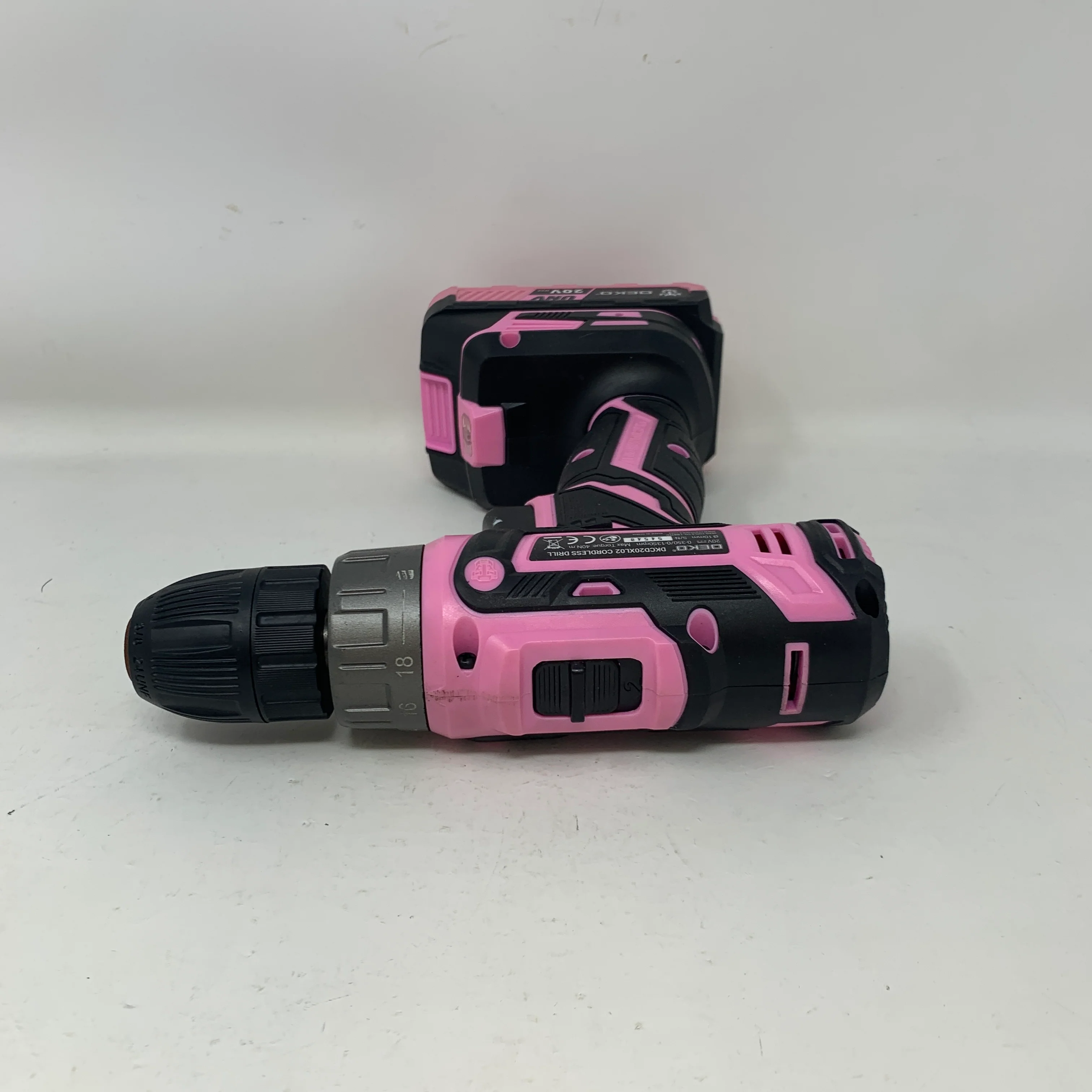 Deko DKCD20XL02 20V Max Cordless Drill Driver Kit w/ 1.5Ah Li-ion Battery - Image 6