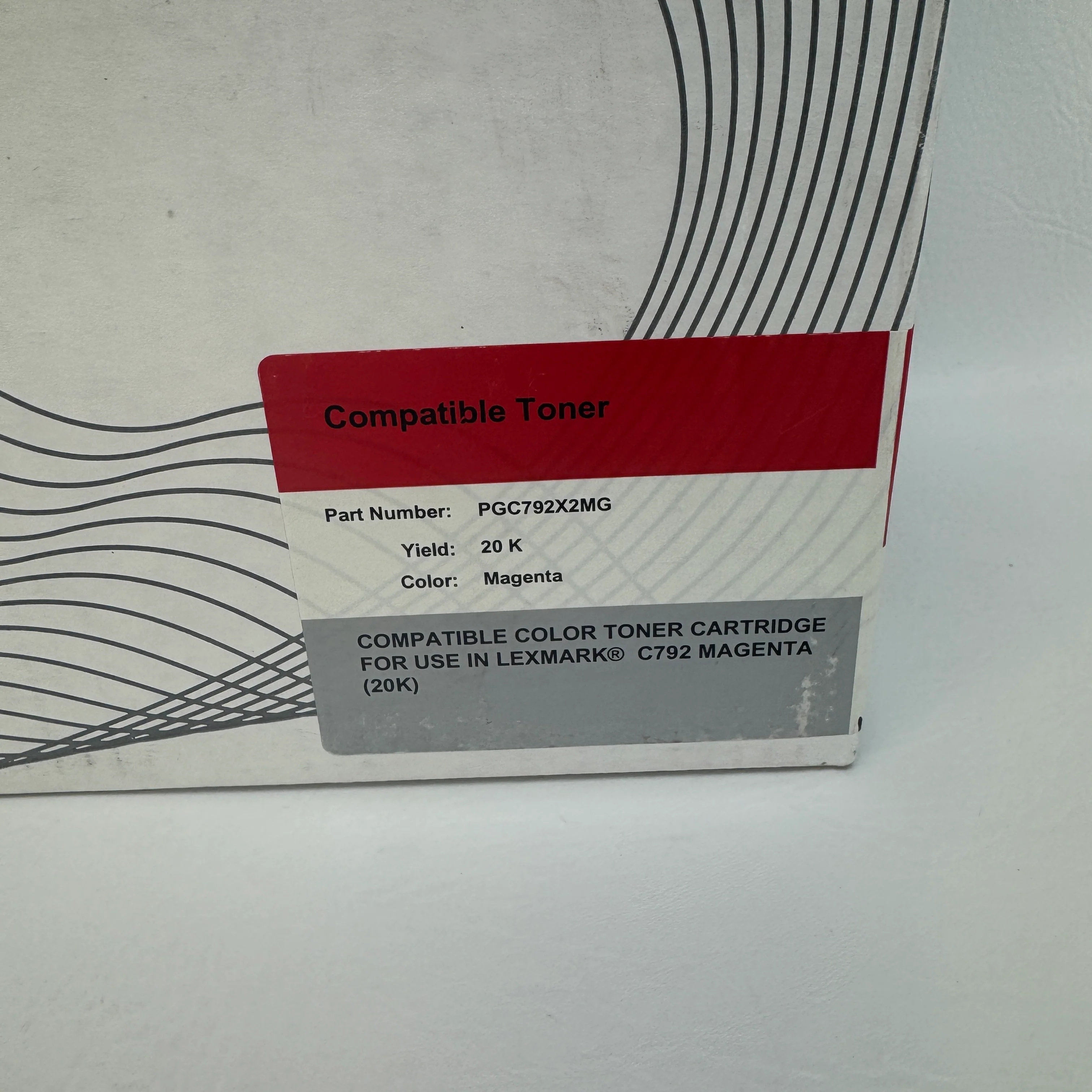 New Lexmark PGC792X2MG Magenta Toner Cartridge - Image 6