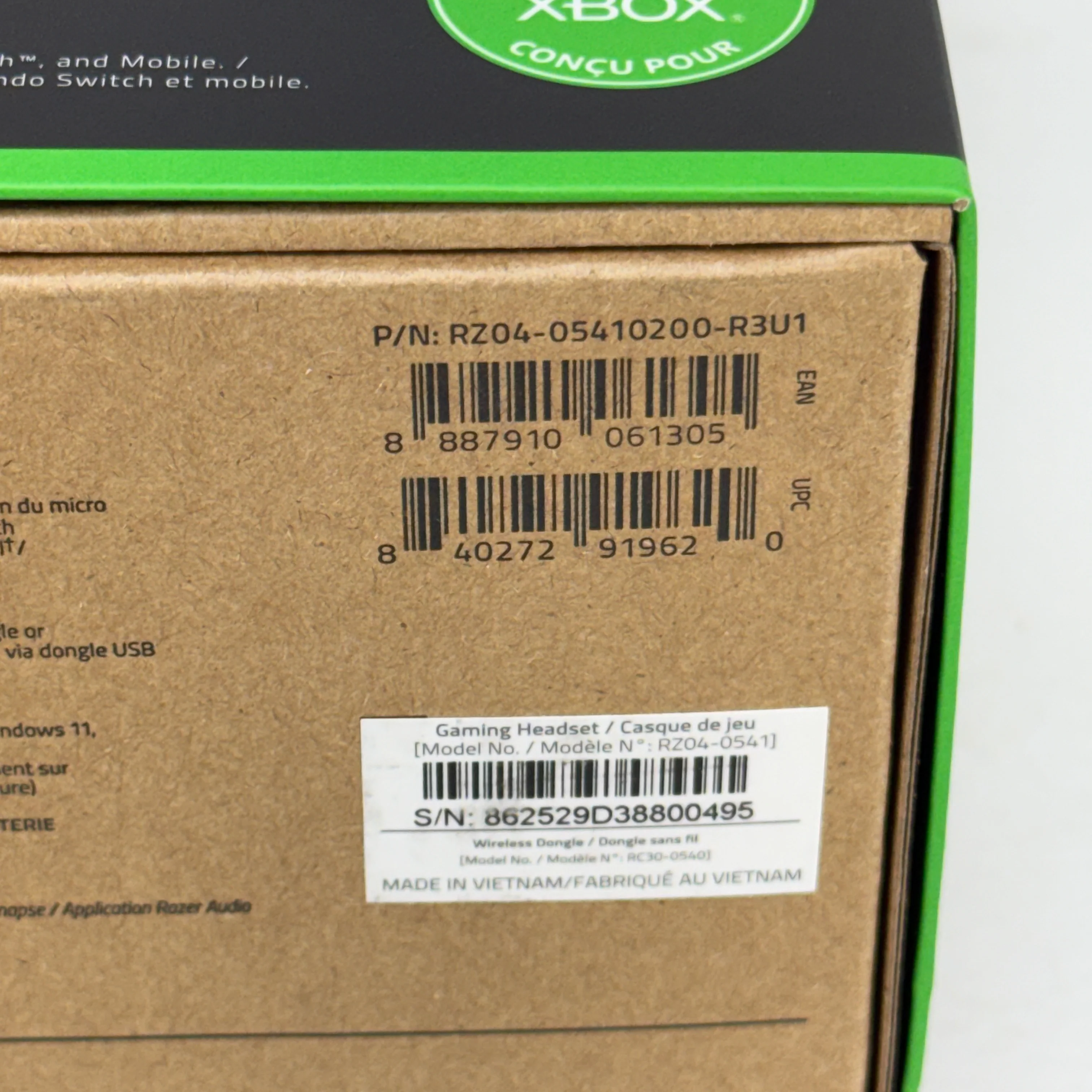 New Razer Blackshark V3 Black RZ04-0541 Wireless Esports Headset For Xbox - Image 7