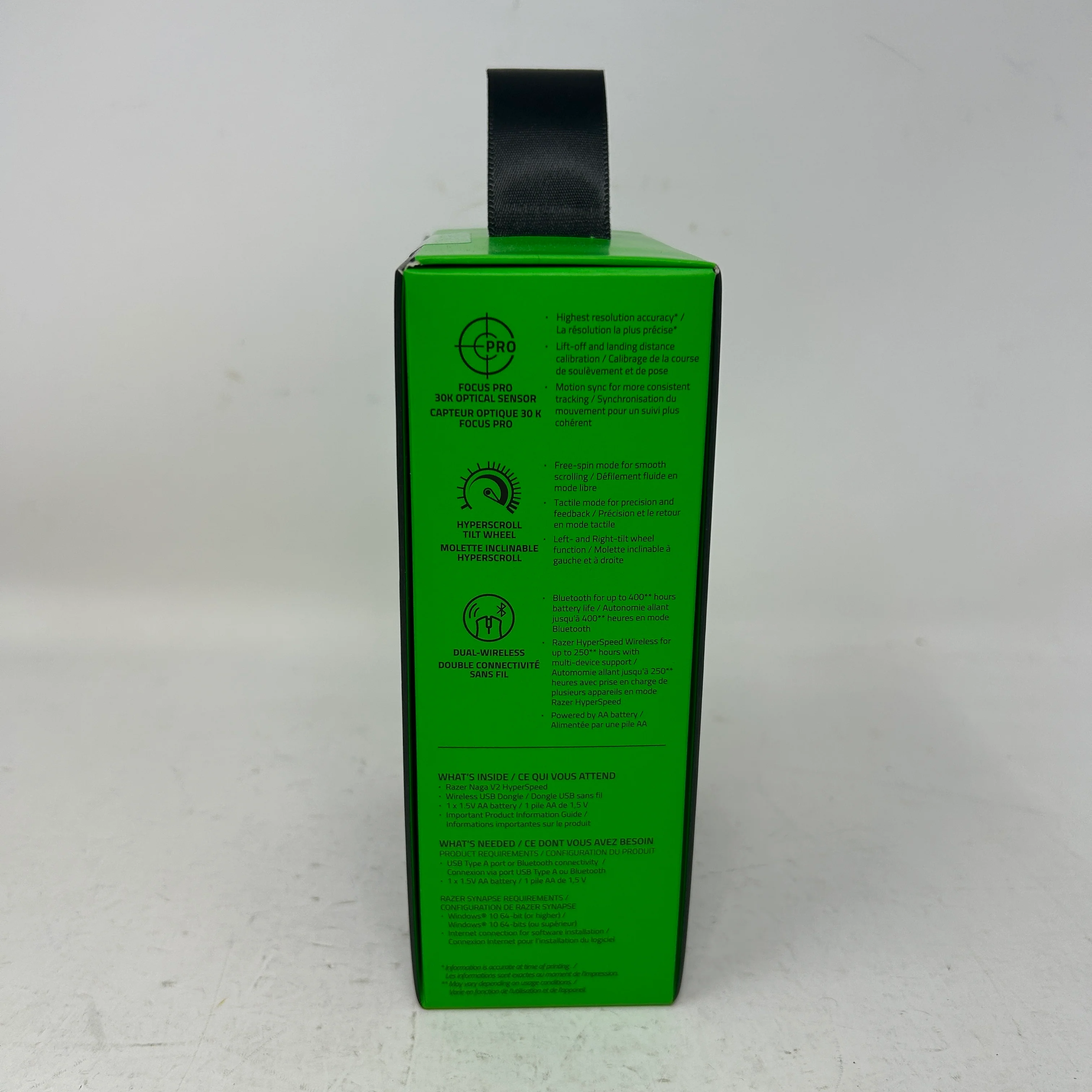 New Razer Naga V2 HyperSpeed Black RZ01-03600100 Wireless MMO Gaming Mouse - Image 3