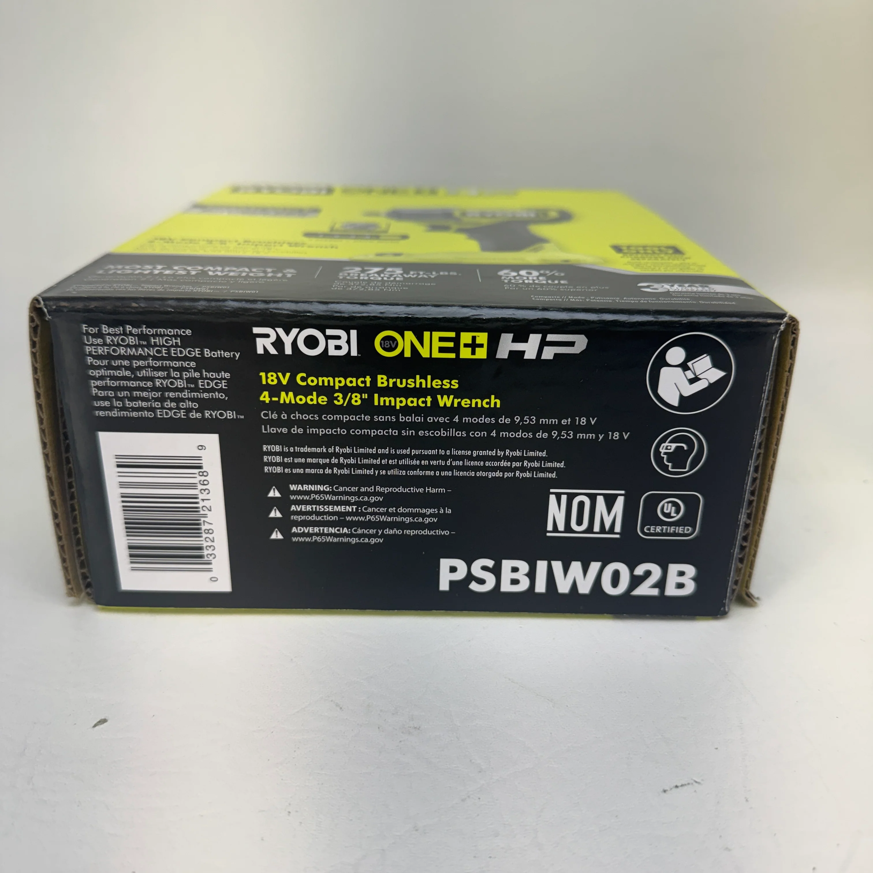 New Ryobi PSBIW02B 18V ONE+ HP Brushless Compact 3/8" Impact Wrench - Image 6