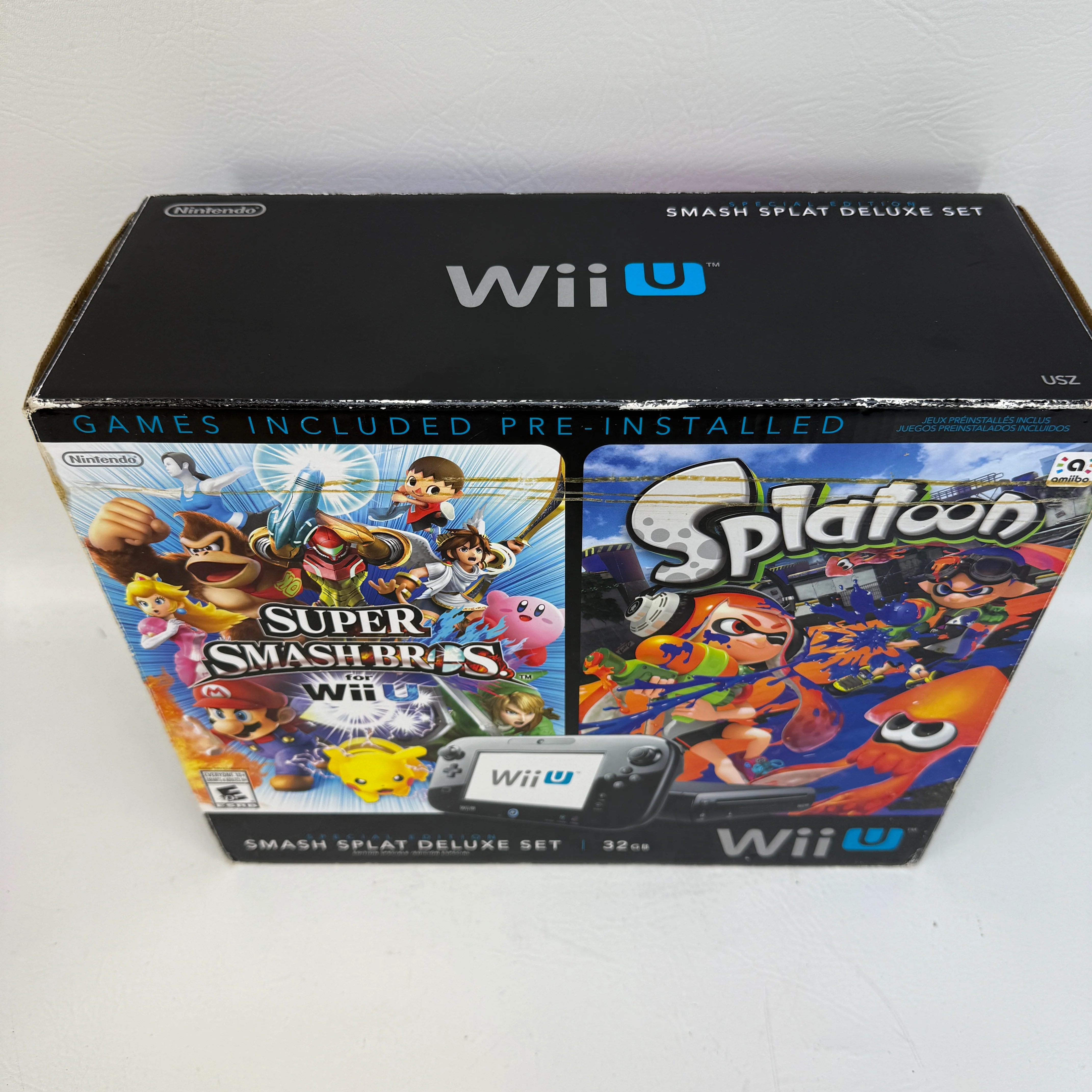 Nintendo Wii U 32GB Black Deluxe Smash Splat Special Edition Bundle - Image 6