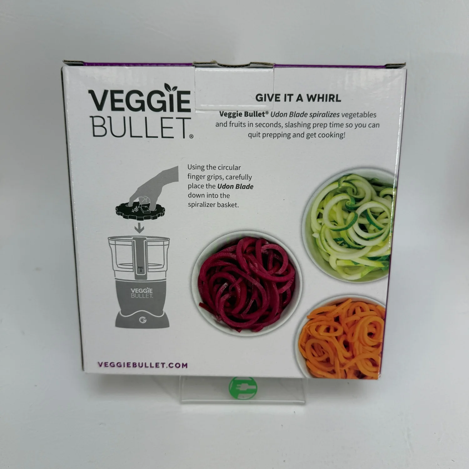 Veggie Bullet Spiralizer Angel Hair Blade 2mm Steel Cutter VBR-U0202 - Image 10