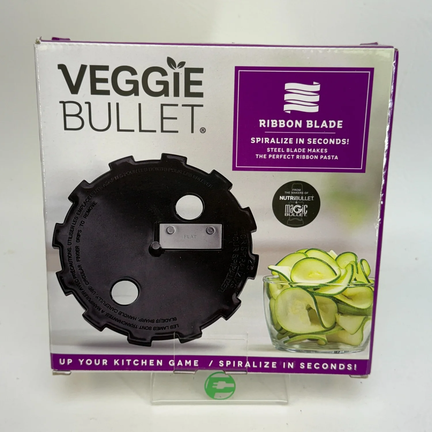 Veggie Bullet Spiralizer Angel Hair Blade 2mm Steel Cutter VBR-U0202 - Image 14