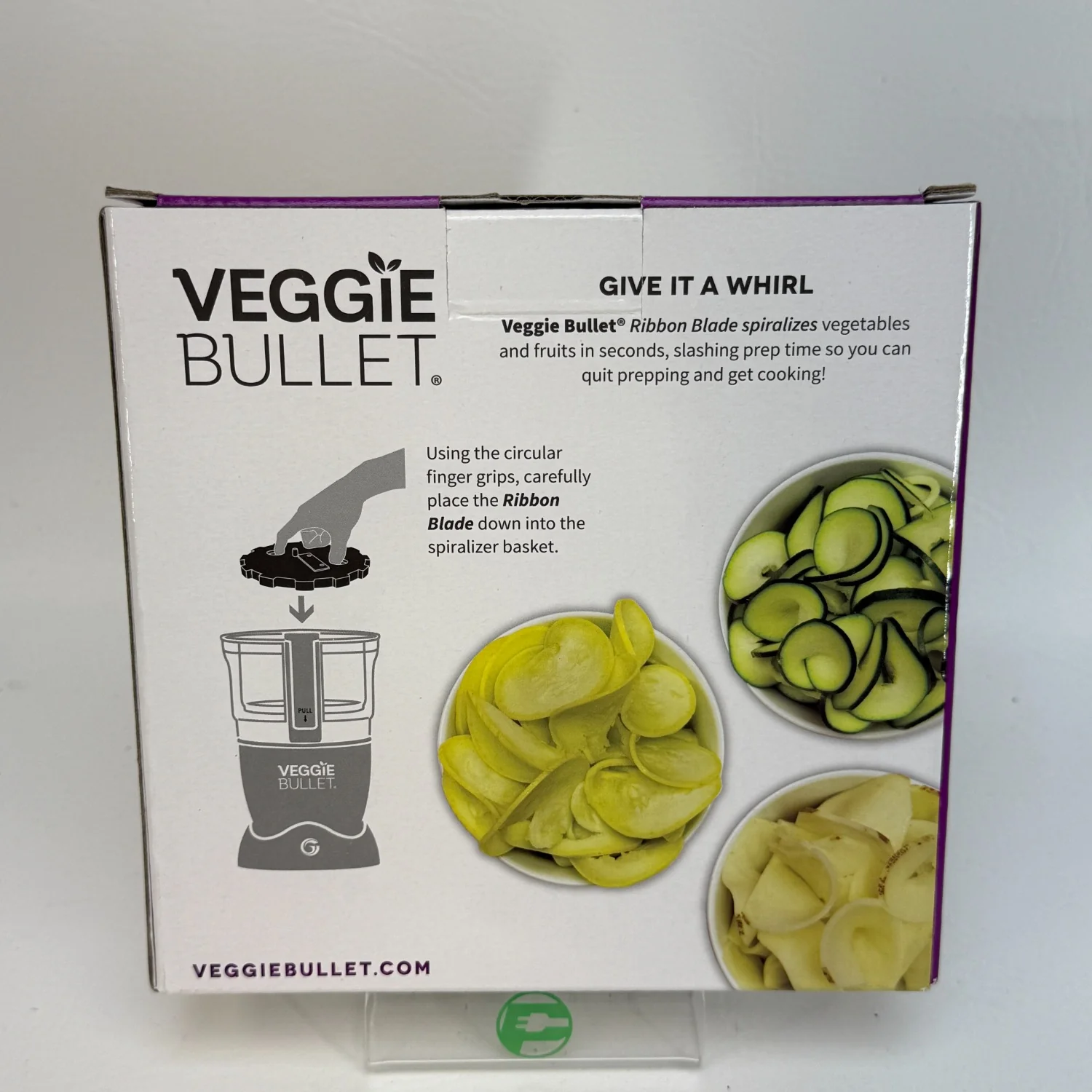 Veggie Bullet Spiralizer Angel Hair Blade 2mm Steel Cutter VBR-U0202 - Image 15